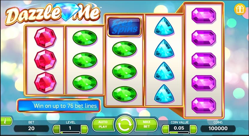 Play Dazzle Me Slot for Free